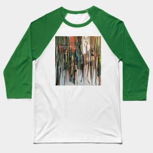 Branches- Nature Paper Collage Baseball T-Shirt